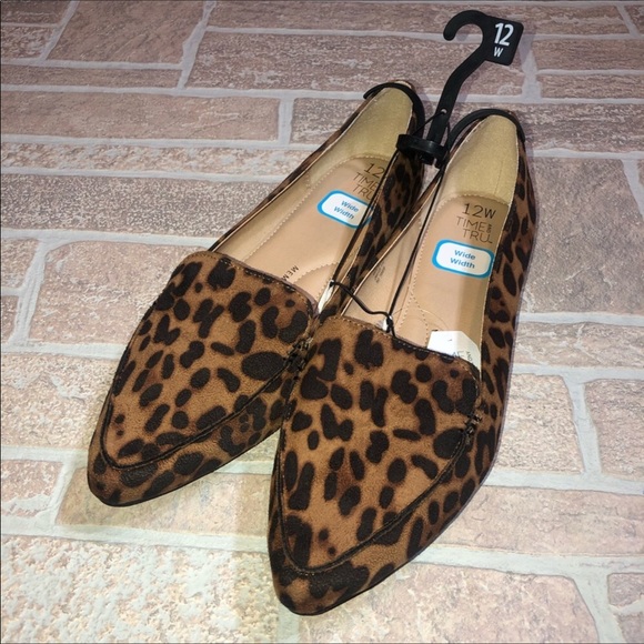 Time and Tru Shoes - 🐆RARE&COMFY NWT🐆 leopard print flats 12Wide